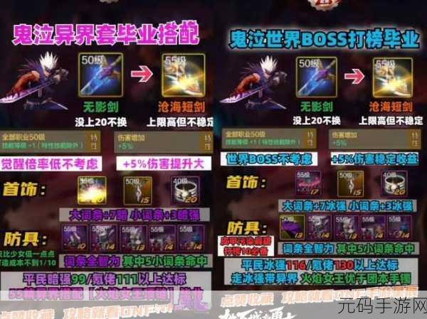 DNF 手游，鬼泣毕业武器的终极抉择指南